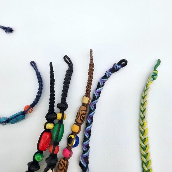 Handmade Rope Bracelets from Mexico (set 6) Multicolor - Picture 5 of 12